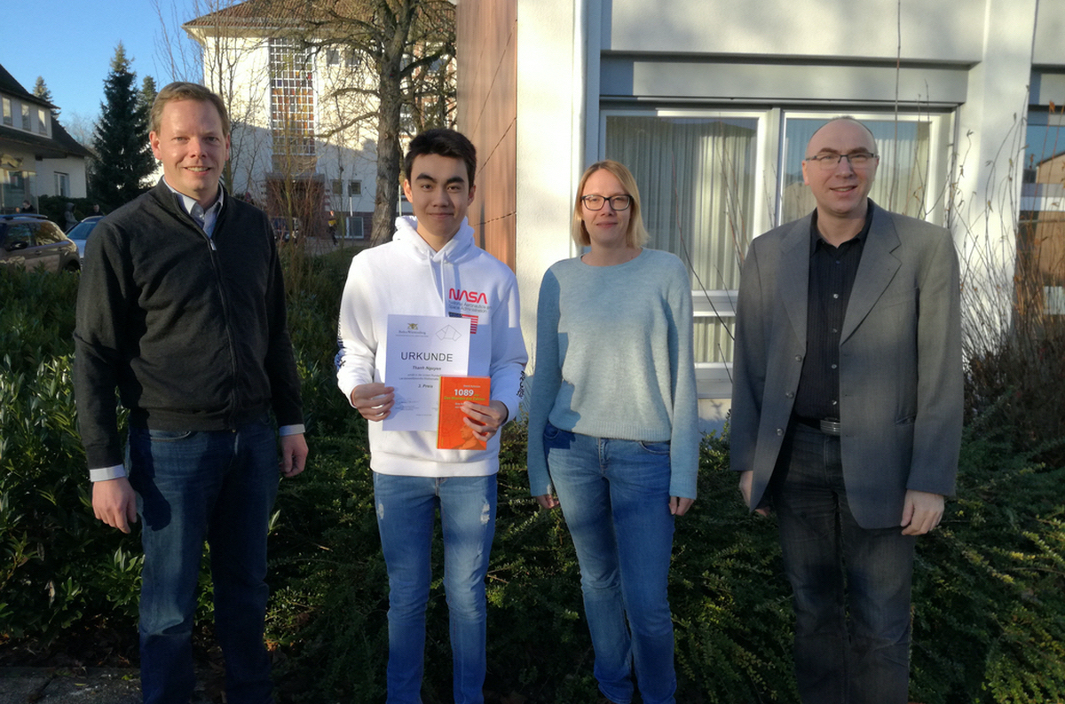 3. Platz Landeswettbewerb Mathematik