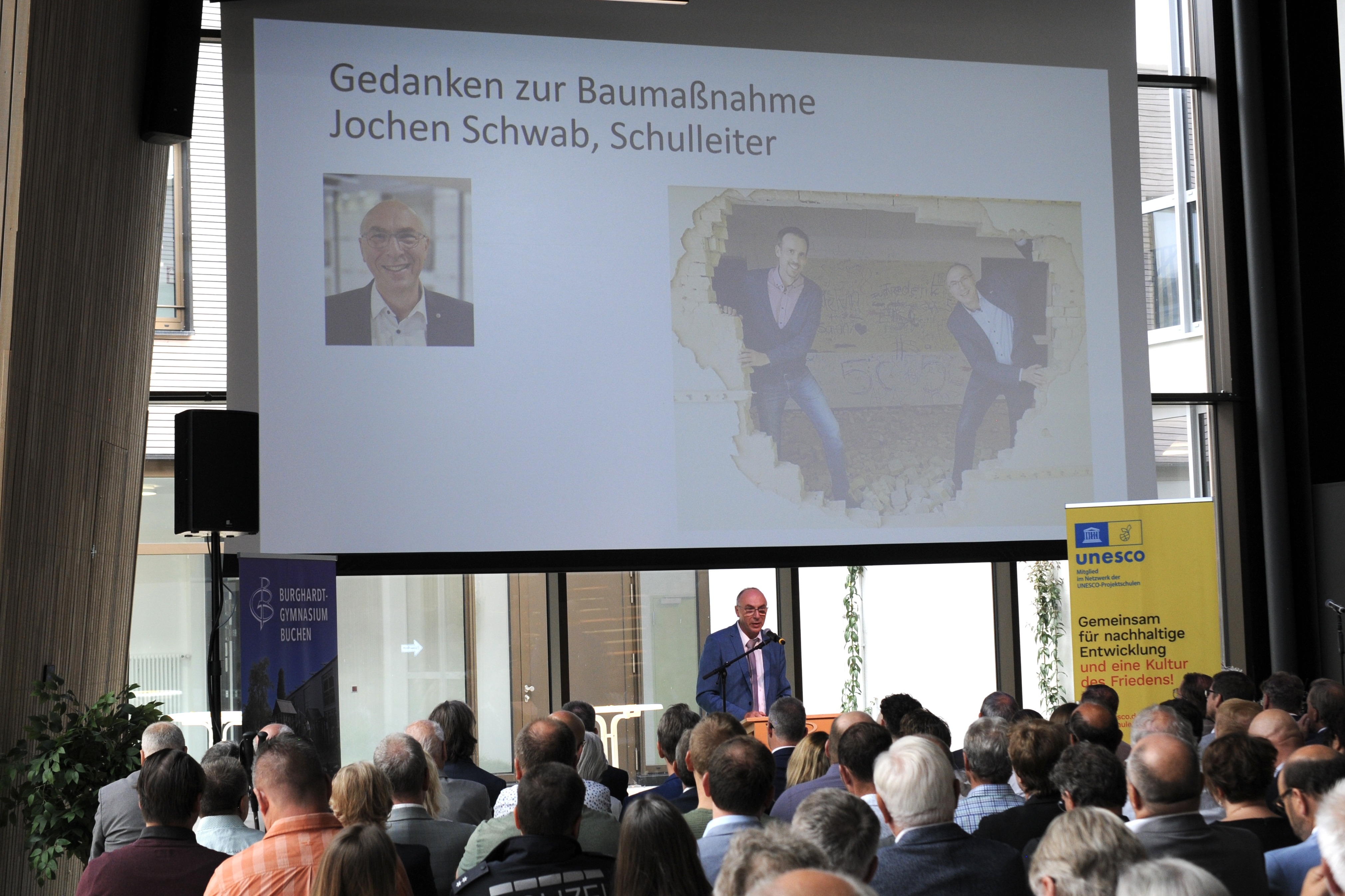 Dankesrede des Schulleiters – Festakt zum Abschluss der Baumaßnahme