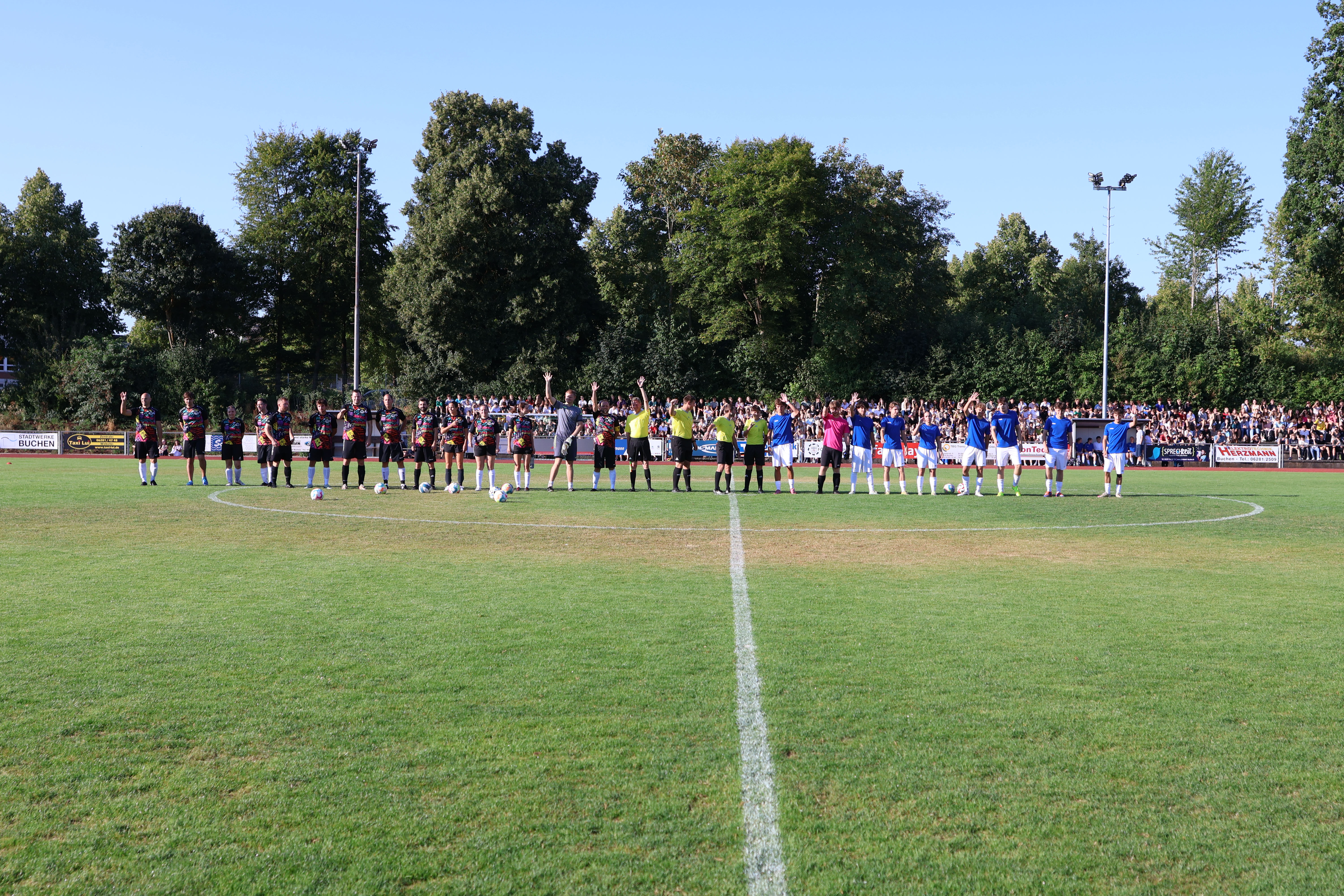 Fußballspiel zum Schuljahresabschluss