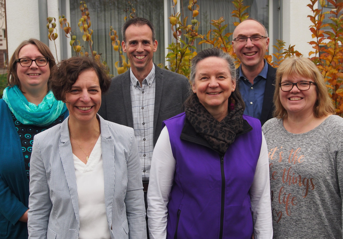 v.l.n.r. Dr. Anette Stier, Katharina Kleiser, Achim Wawatschek, Eva Raff, Jochen Schwab, Stefanie Lehrer